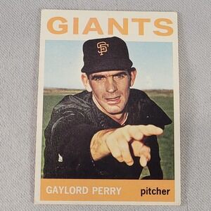 San Francisco Giants Gaylord Perry Card 1964 Topps Baseball #468